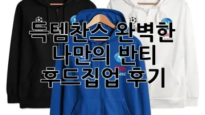 득템찬스! 완벽한 나만의 반티 후드집업 후기